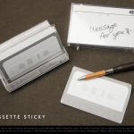 カセットテープ型付箋。CASSETTE STICKY / &NUT