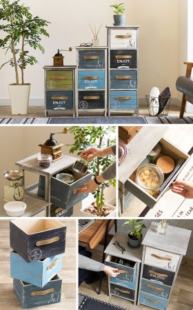 お洒落な桐チェスト。Poru