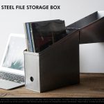 スチール万歳。STEEL FILE STORAGE BOX / PUEBCO