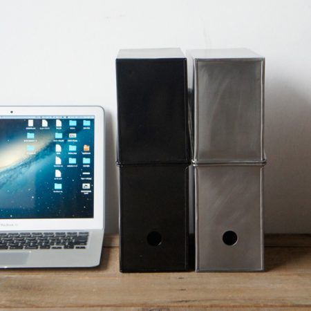スチール万歳。STEEL FILE STORAGE BOX / PUEBCO