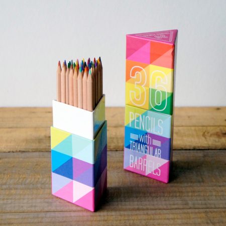 36色鉛筆。OOLY The Triangle Colored Pencils 36