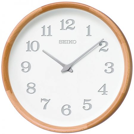 天然木の掛け時計 nu・ku・mo・ri セイコークロック 