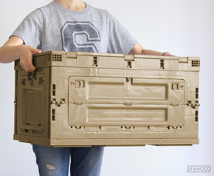 窓付きコンテナボックス オリコン シェルフ 雑貨kukan