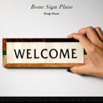 味わい表札。Bone Sign Plate / Goody Grams
