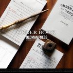 ORDER BOOK / 注文書  OLDMANPRESS