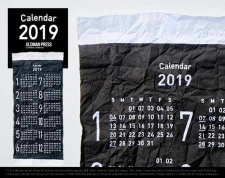 Calendar 2019 / OLDMANPRESS