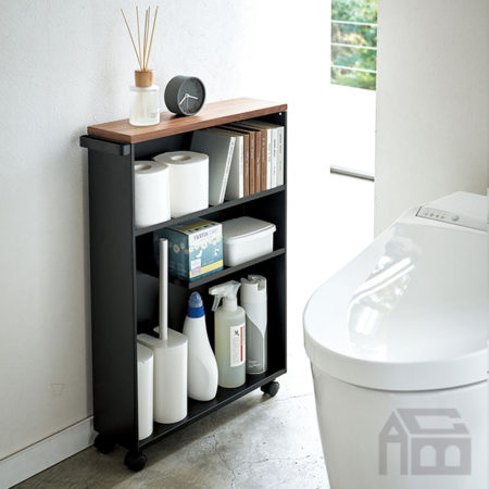 Yamazaki Tower ハンドル付きスリムトイレラック