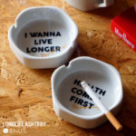 皮肉な灰皿。LONGLIFE ASHTRAY / &NUT