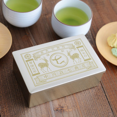 中川政七商店 月ヶ瀬茶 ブリキ缶入