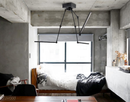 クモ足ライト。BRID STAND WORKER_3 ARM LED LIGHT