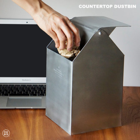 卓上ゴミ箱。COUNTER TOP DUSTBIN / PUEBCO