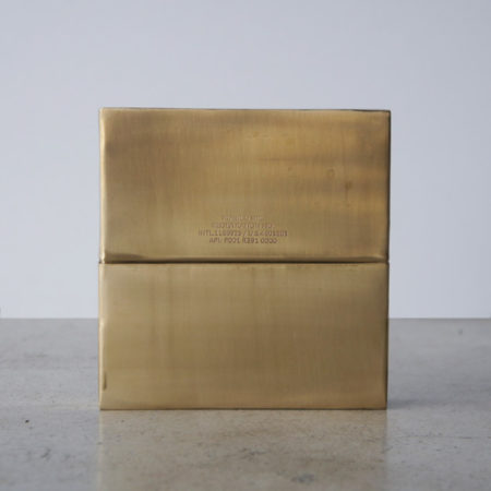 真鍮製蚊取り線香ケース。JAPANESE MOSQUITO COIL HOLDER