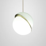 ピスタチオ照明。LEE BROOM CRESCENT LARGE PENDANT