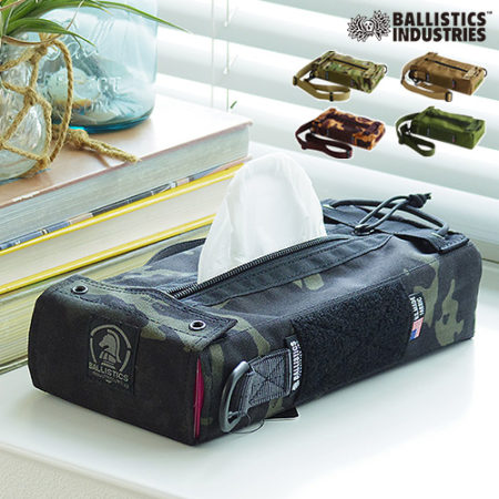 斜めがけティッシュケース。BALLISTICS TISSUE CASE