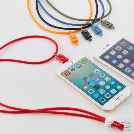 iPhone落下防止。Lightningstrap ホワイト