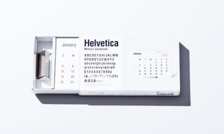 TYPEFACE Helvetica 卓上カレンダー 2020 / D-BROS ディーブロス