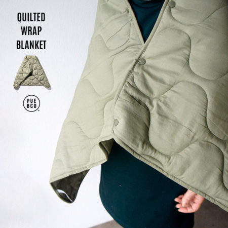 QUILTED WRAP BLANKET /キルト ラップ ブランケット PUEBCO