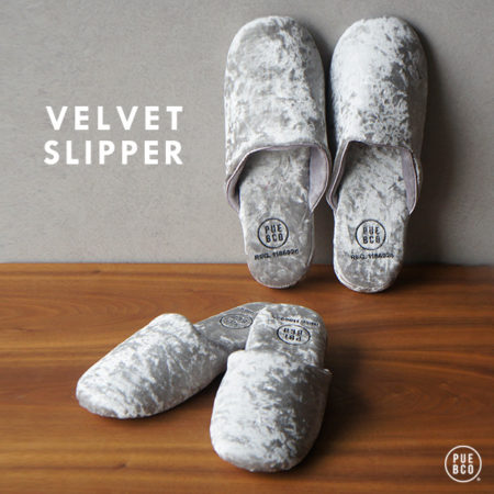 VELVET SLIPPER / ベルベット スリッパ PUEBCO