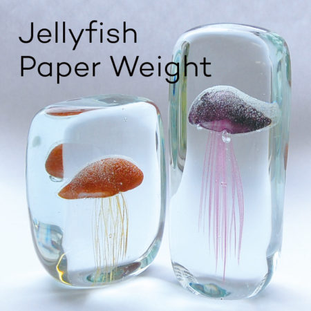 クラゲのペーパーウェイト。Jellyfish Paper Weight 