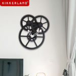 ギアだらけ時計。KIKKERLAND TRIPLE GEAR WALL CLOCK