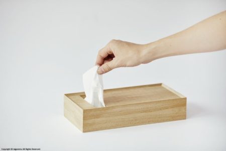 tissue Box & Tray / natural