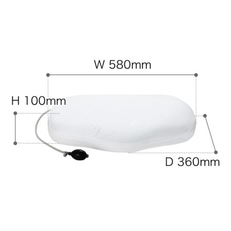 ポンプで調整する枕。YORISOU 首と肩に寄りそう枕