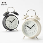 BRUNO ブルーノ Monochro Twin Bell Clock