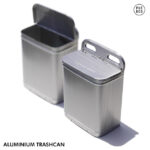 ALUMINIUM TRASHCAN / アルミのゴミ箱 PUEBCO