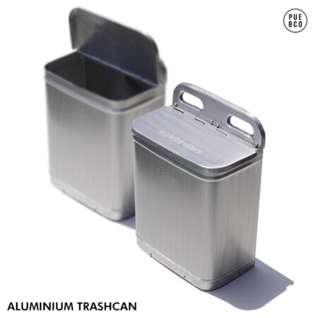 ALUMINIUM TRASHCAN / アルミのゴミ箱 PUEBCO