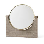 円鏡。MENU Pepe Marble Mirror