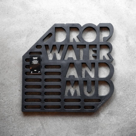 Rubber Mat “Drop water and mud”  here