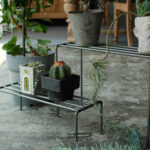 アイアン棚。KNOP plant stands