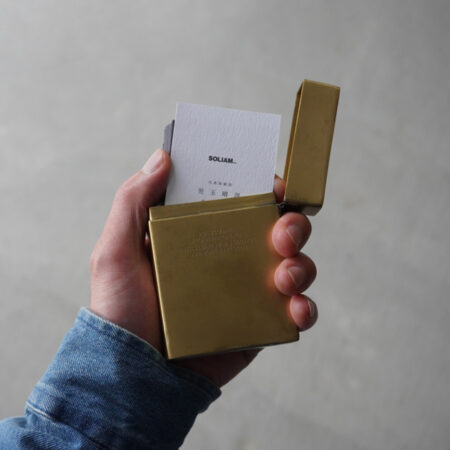 真鍮カードケース。BRASS PLAYING CARD CASE / PUEBCO