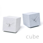 レムノス 置き時計　cube（キューブ）
