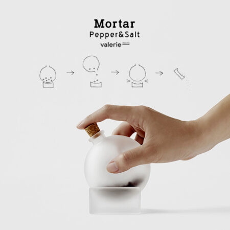 Mortar Salt & Pepper / モルタル ソルト&ペッパーシェイカー Valerie Objects