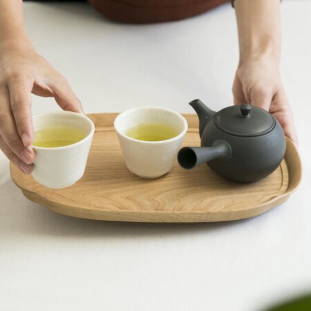 四十沢木材工芸/KITO 長木瓜盆 中