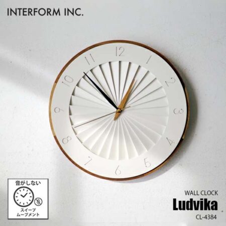 INTERFORM インターフォルム Ludvika ルドヴィーカ 掛時計