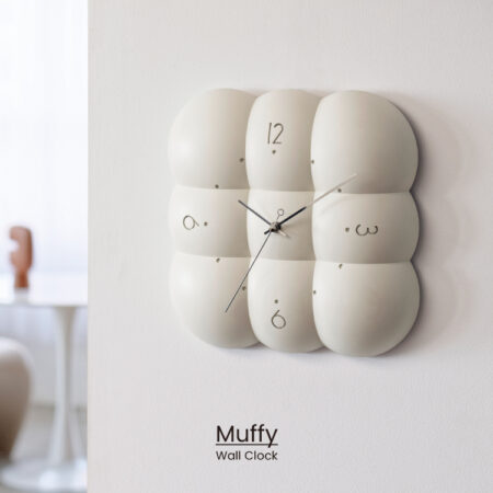 むっちむち。掛け時計 ムフィ Muffy