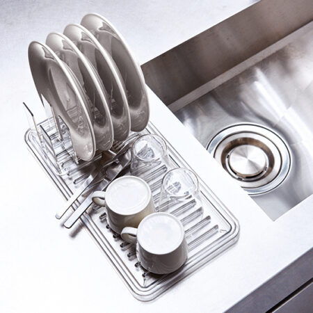 食器水切り。standing-drainer