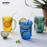 耐熱ガラスマグカップ。amabro GRIP MUG