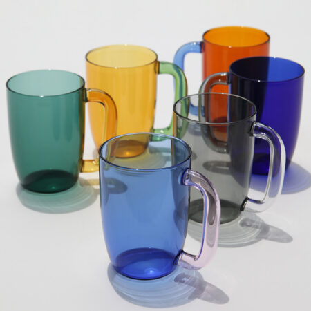 耐熱ガラスマグカップ。amabro GRIP MUG