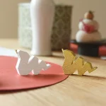 和紙の置きかざり へび 2色セット /めでたやモダン