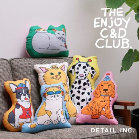 THE ENJOY C&D CLUB 犬猫クッション