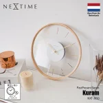 透明文字盤の掛け時計。NEXTIME ネクスタイム PastPresent Series Kuram