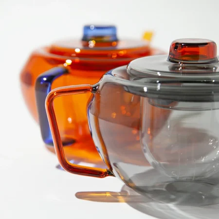 TWO TONE GLASS TEA POT  ティー ポット amabro