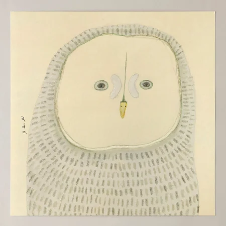 フクロウ アートポスター Designed by ado