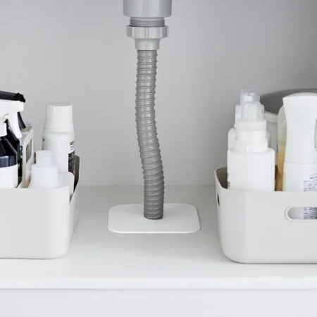 洗濯機排水トラップホコリ防止カバー