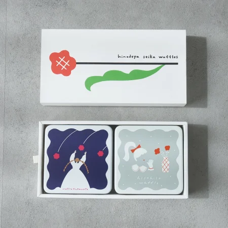 母の日ギフト ワッフルクッキー缶2種セット