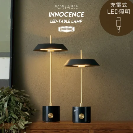 Innocence LED Table Lamp / LED充電式テーブルランプ ART WORK STUDIO