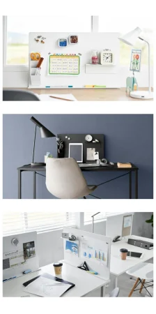 山崎実業 tower デスク横トレー付き スチールパネル